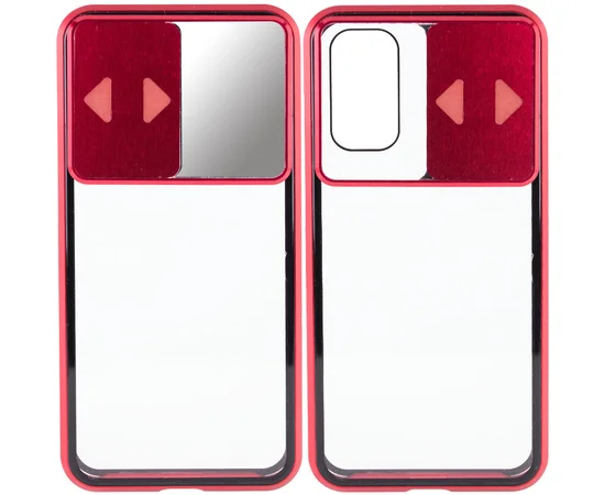 Чехол Camshield 360 Metall+Glass со шторкой для камеры для Samsung Galaxy S20 Красный