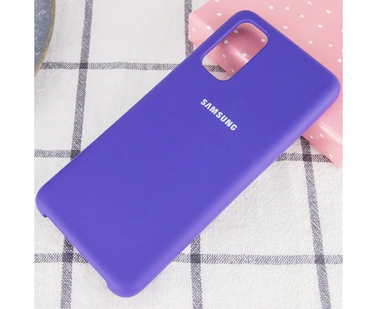 Чехол Silicone Cover (AA) для Samsung Galaxy S20 Фиолетовый / Purple