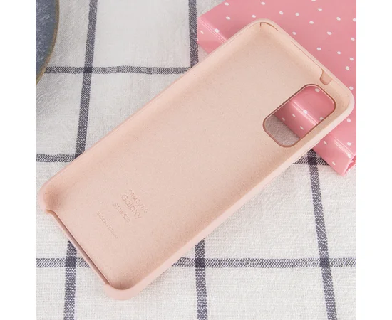 Чехол Silicone Cover (AA) для Samsung Galaxy S20 Розовый / Pink Sand