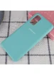 Чехол Silicone Cover (AA) для Samsung Galaxy S20 Бирюзовый / Light blue
