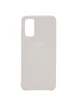 Чехол Silicone Cover (AA) для Samsung Galaxy S20 Серый / Stone