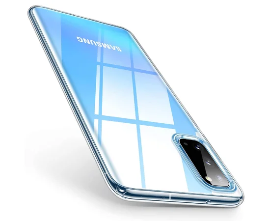 TPU чехол Epic Transparent 1,0mm для Samsung Galaxy S20 Бесцветный (прозрачный)