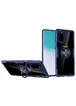 TPU+PC чехол Deen CrystalRing for Magnet (opp) для Samsung Galaxy S20 Бесцветный / Синий