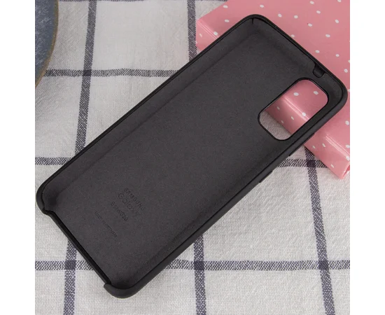 Чехол Silicone Cover (AA) для Samsung Galaxy S20 Черный / Black