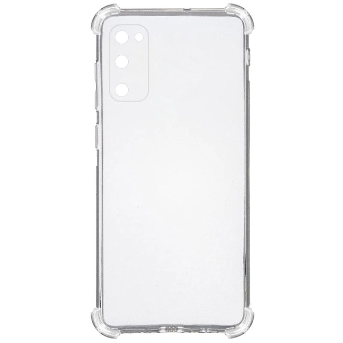 TPU чехол GETMAN Ease logo усиленные углы для Samsung Galaxy S20 Бесцветный (прозрачный)