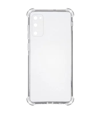TPU чохол GETMAN Ease logo посилені кути для Samsung Galaxy S20 Безбарвний (прозорий)