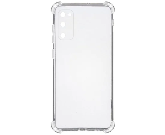 TPU чехол GETMAN Ease logo усиленные углы для Samsung Galaxy S20 Бесцветный (прозрачный)