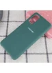 Чехол Silicone Cover (AA) для Samsung Galaxy S20 Зеленый / Pine green