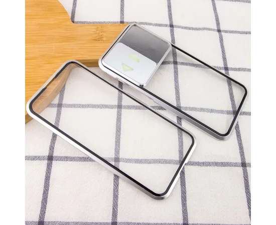 Чехол Camshield 360 Metall+Glass со шторкой для камеры для Samsung Galaxy S20 Серебряный