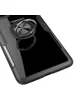 TPU+PC чехол Deen CrystalRing под магнитный держатель для Samsung Galaxy S20 Бесцветный / Черный