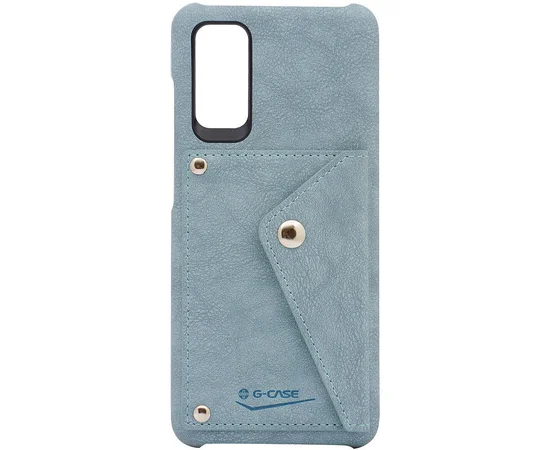 Накладка G-Case Carl series для Samsung Galaxy S20 Голубой