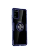 TPU+PC чехол Deen CrystalRing for Magnet (opp) для Samsung Galaxy S20 Бесцветный / Синий