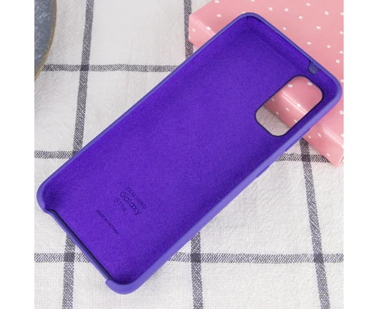 Чехол Silicone Cover (AA) для Samsung Galaxy S20 Фиолетовый / Purple