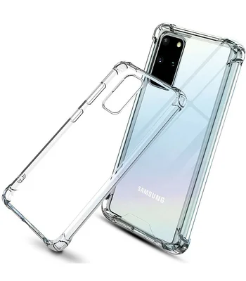 TPU чехол GETMAN Ease с усиленными углами для Samsung Galaxy S20 Прозрачный / Transparent