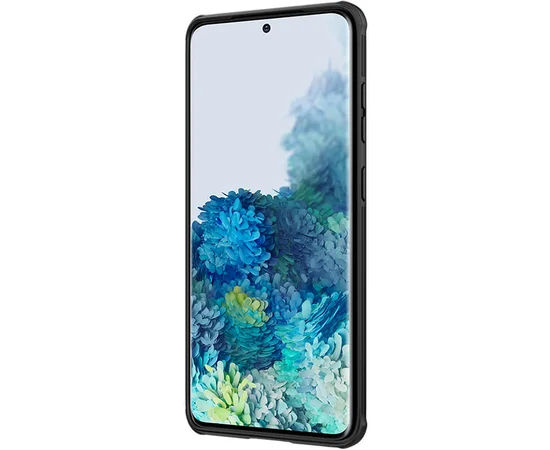 Карбоновая накладка Nillkin Camshield (шторка на камеру) для Samsung Galaxy S20 Черный / Black