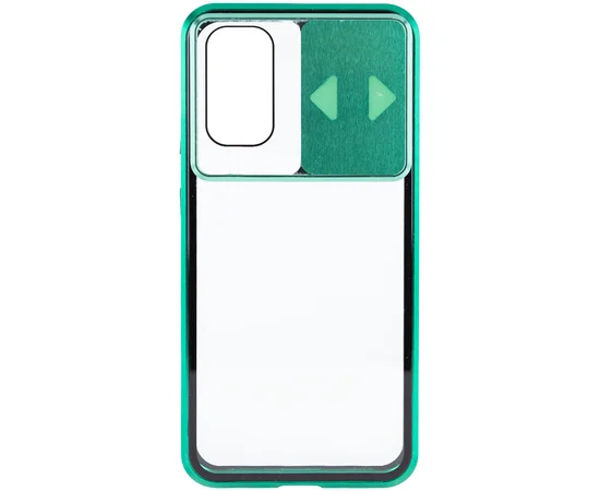 Чехол Camshield 360 Metall+Glass со шторкой для камеры для Samsung Galaxy S20 Зеленый