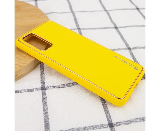 Кожаный чехол Xshield для Samsung Galaxy S20 Желтый / Yellow