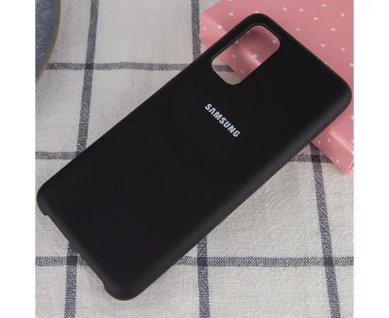 Чехол Silicone Cover (AA) для Samsung Galaxy S20 Черный / Black
