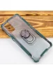 Ударопрочный чехол Honeycomb Ring для Samsung Galaxy S20 Темно-зеленый