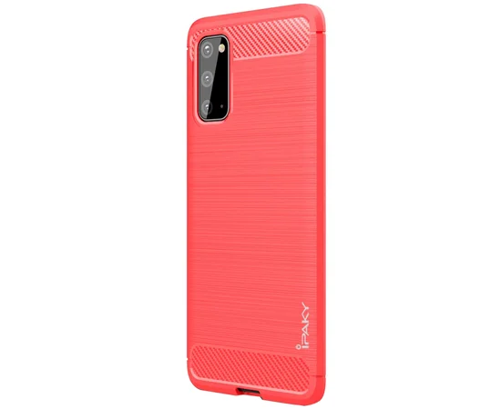 TPU чехол iPaky Slim Series для Samsung Galaxy S20 Красный