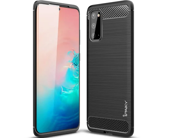 TPU чехол iPaky Slim Series для Samsung Galaxy S20 Черный