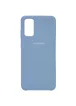 Чехол Silicone Cover (AA) для Samsung Galaxy S20 Голубой / Lilac Blue