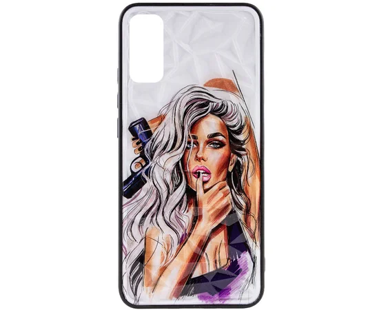 TPU+PC чехол Prisma Ladies для Samsung Galaxy S20 Purple