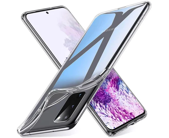 TPU чехол Epic Transparent 1,0mm для Samsung Galaxy S20 Бесцветный (прозрачный)