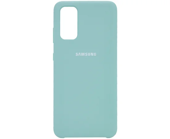 Чохол Silicone Cover (AA) для Samsung Galaxy S20 Бірюзовий / Turquoise