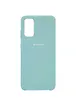 Чохол Silicone Cover (AA) для Samsung Galaxy S20 Бірюзовий / Turquoise