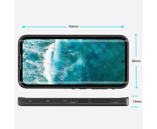 Водонепроникний чохол Shellbox для Samsung Galaxy S20 Чорний