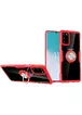 TPU + PC чохол Deen CrystalRing for Magnet (opp) для Samsung Galaxy S20 Безбарвний / Червоний