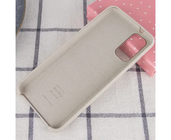 Чехол Silicone Cover (AA) для Samsung Galaxy S20 Серый / Stone