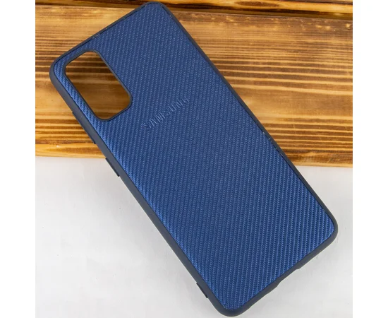 TPU чехол Fiber Logo для Samsung Galaxy S20 Синий