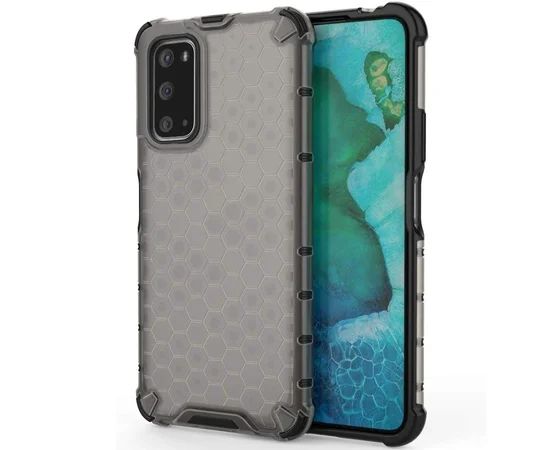 Ударопрочный чехол Honeycomb для Samsung Galaxy S20 Черный