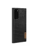 Кожаная накладка G-Case Crocodile Dark series для Samsung Galaxy S20 Черный