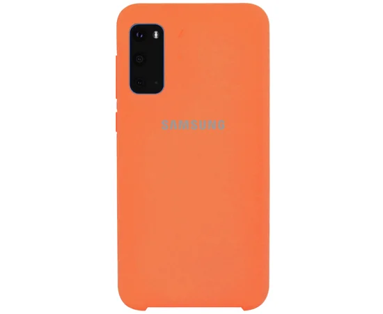 Чохол Silicone Cover (AA) для Samsung Galaxy S20 Помаранчевий / Orange