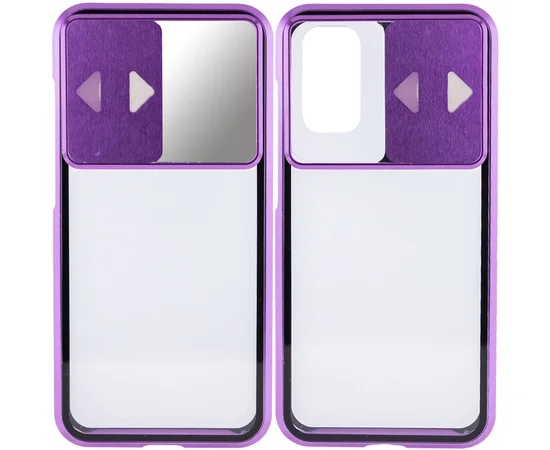 Чохол Camshield 360 Metall + Glass зі шторкою для камери для Samsung Galaxy S20 Бузковий