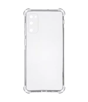 TPU чохол GETMAN Ease logo посилені кути для Samsung Galaxy S20 Безбарвний (прозорий)