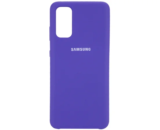 Чехол Silicone Cover (AA) для Samsung Galaxy S20 Фиолетовый / Purple
