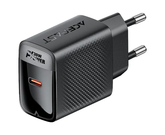 СЗУ Acefast A102 PD30W GaN (1USB-C) Black