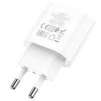 СЗУ Hoco C94A Metro PD20W (1USB-C) + кабель Type-C to Lightning White