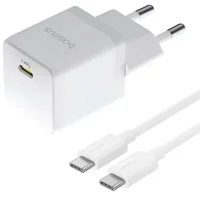 СЗУ Baseus Palm Fast Charger 20W (1USB-C) + кабель Type-C to Type-C (P10111602) Moon White