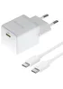 СЗУ Baseus Palm Fast Charger 20W (1USB-C) + кабель Type-C to Type-C (P10111602) Moon White
