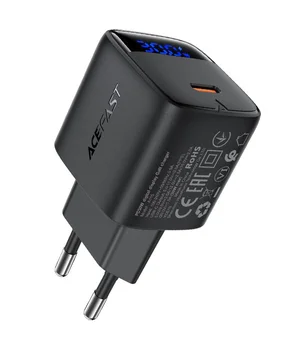 СЗУ Acefast A115 PD30W GaN (1USB-C) Black