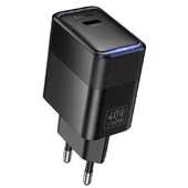 СЗУ Hoco CS113A Lounge PD40W (1USB-C) Black
