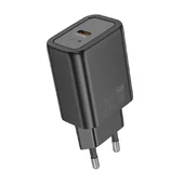 СЗУ Hoco N63 Gentle PD30W+QC3.0 (1USB-A/1C) Black