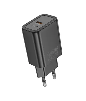СЗУ Hoco N63 Gentle PD30W+QC3.0 (1USB-A/1C) Black