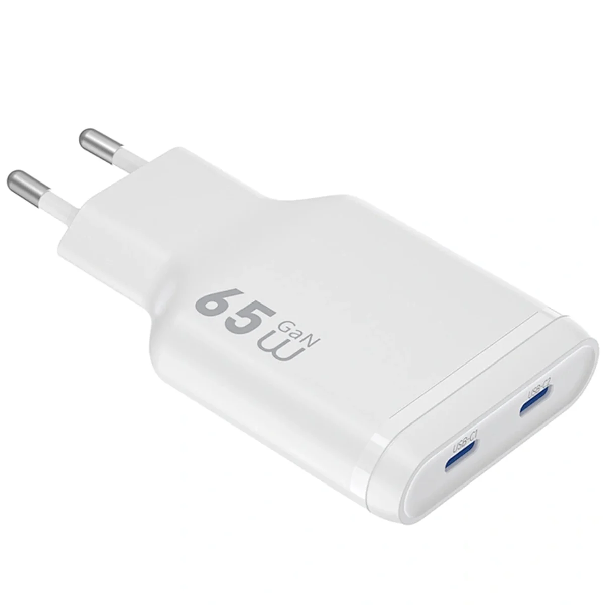 СЗУ WIWU G035 Essen PD65W GaN (2USB-C) White