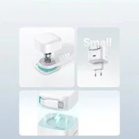 СЗУ Usams US-CC202 GaN With Type-C Magnetic Retractable Cable Module XMF Ser. 35W (2USB-C) White